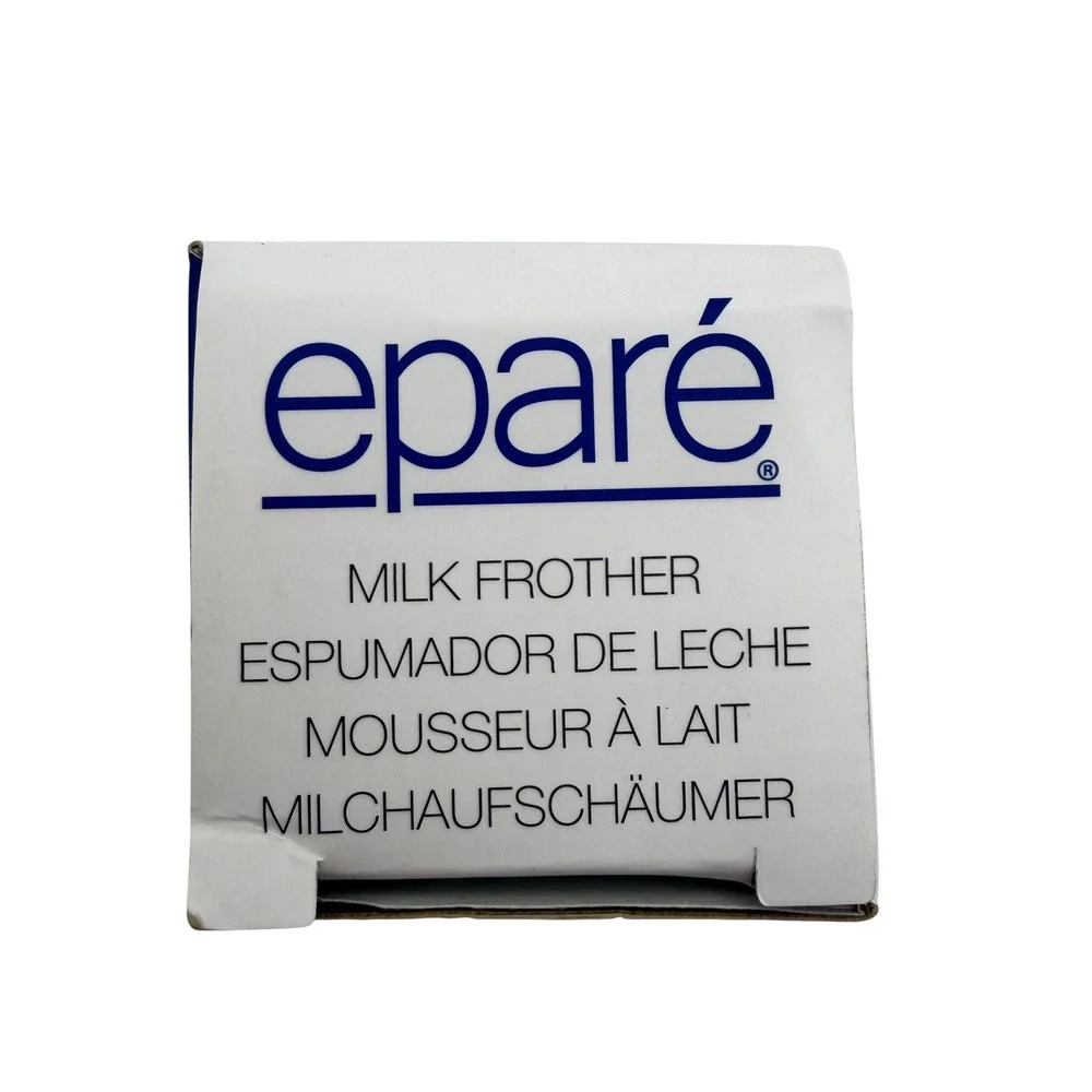 Epare Milk Frother Handheld Battery Operated Teal Stainless‎ Steel Whisk New